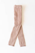 Rose Ribbed Baby Leggings